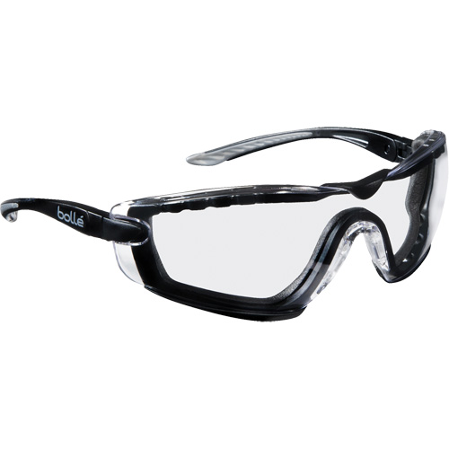 Cobra Hybrid Wraparound Safety Glasses, Clear Lens, Anti-Fog/Anti-Scratch Kelford