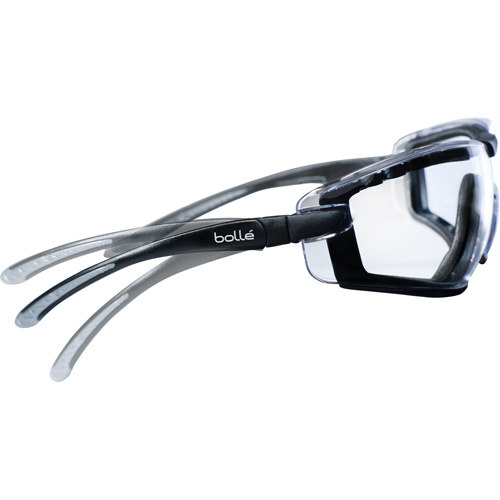 Cobra Hybrid Wraparound Safety Glasses, Clear Lens, Anti-Fog/Anti-Scratch Kelford