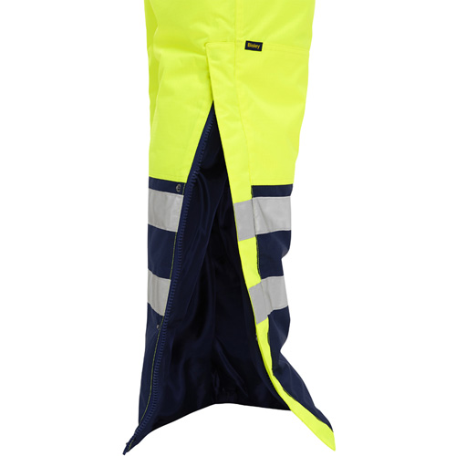 Salopette pour le froid extr&ecirc;me Bisley, Polyester, Petit, Jaune lime haute visibilit&eacute; Kelford