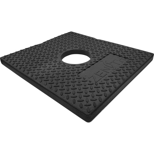 Base en caoutchouc pour poteau d&eacute;lin&eacute;ateur, 10 lb Kelford