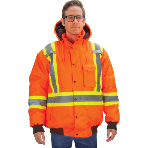 Waterproof 7-in-1 Winter Parka, High Visibility Orange, Medium Kelford