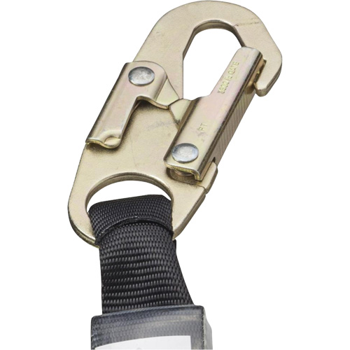 SA-5502-6 Shock Absorbing Lanyard, 6', Form Hook Center, Snap Hook Leg Ends, Galvanized Steel Kelford