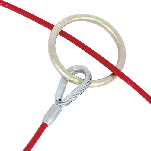 AS-21110-6 6' Cable Anchor with O-Ring Ends, Sling, Permanent Use Kelford