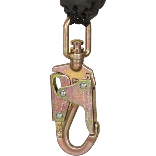 SRL-73302-10LE Self-Retracting Lifeline, 10', Galvanized Steel, Swivel Kelford