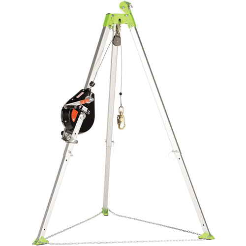 SRL-73303-96 Cable Self-Retracting Lifeline with Recovery, 96', Galvanized Steel, Swivel Kelford