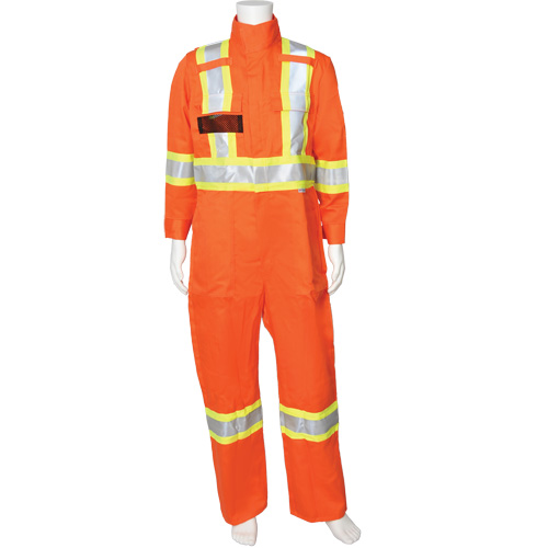 Firewall FR&reg; High-Visibility FR Coveralls, Size Small, High Visibility Orange, 9.2 cal/cm² Kelford