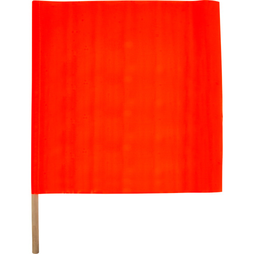 Traffic Safety Flag, Mesh, With Handle Kelford