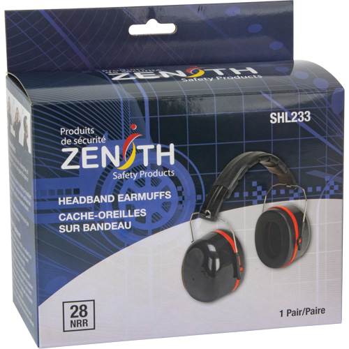 Passive Ear Muffs, Headband, 28 NRR dB Kelford