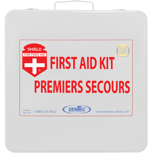 Shield First Aid Kit, Meets/Exceeds CSA Z1220-24 Type 2 Low-Risk Environment, Medium (26-50 Workers) Kelford