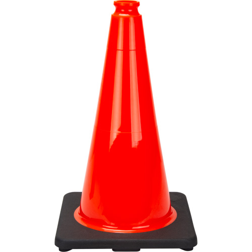 Premium Traffic Cone, 18", Orange Kelford