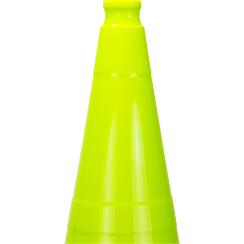 Premium Traffic Cone, 28", Lime Green Kelford