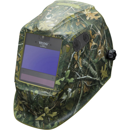 Masque de soudage VIKING 2450 s&eacute;rie ADV White Tail Camo, 3,82" lo x 2,44" la Champ de vision, Teinte 5 - 13 Kelford