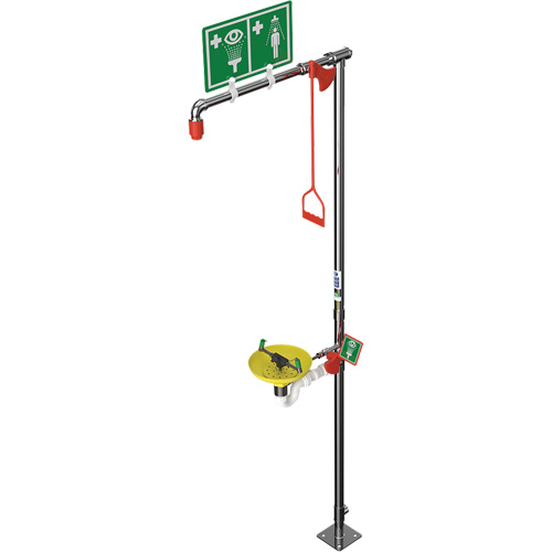 Combination Shower with Open ABS Bowl & Top Inlet, Pedestal Kelford