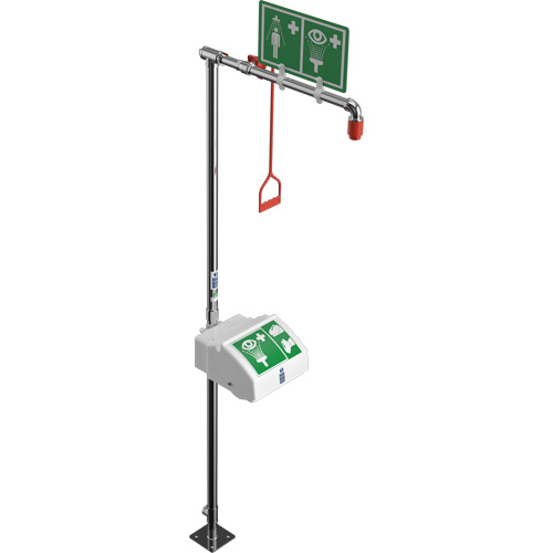 Combination Shower with Closed ABS Bowl & Bottom Inlet, Pedestal Kelford