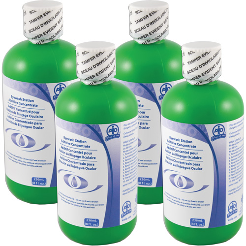 Additive to Preserve Water in Self-Contained Emergency Eye Wash Stations, Canada, 4 Pack, 8 oz. Kelford