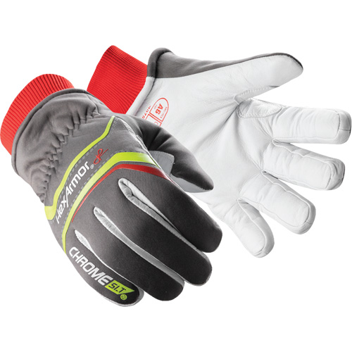 Chrome SLT&reg; Winter 4075W Cut-Resistant Gloves with Thinsulate, Size 6/X-Small, Goatskin/HPPE Shell, ASTM ANSI Level A6 Kelford