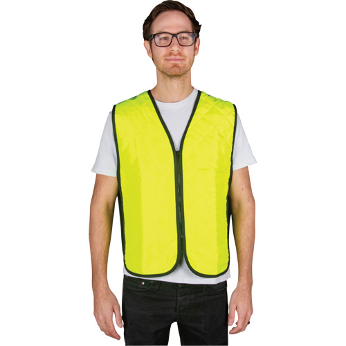 Veste refroidissante &agrave; &eacute;vaporation, Moyen, Jaune lime haute visibilit&eacute; Kelford