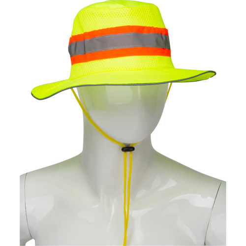 Chapeau de p&ecirc;cheur &agrave; refroidissement par &eacute;vaporation, Lime haute visibilit&eacute; Kelford