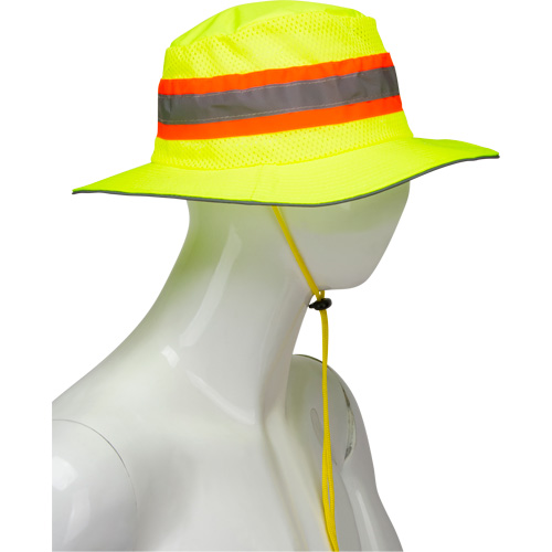 Chapeau de p&ecirc;cheur &agrave; refroidissement par &eacute;vaporation, Lime haute visibilit&eacute; Kelford