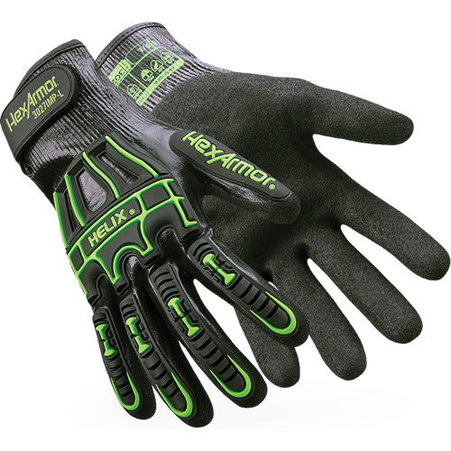 Gants Helix 3027IMP, Taille 6/T-petit, Calibre 21, Rev&ecirc;tement Nitrile, Enveloppe en PEHP, ASTM ANSI niveau A7 Kelford