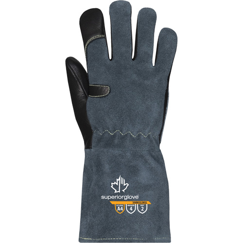 Endura&reg; 398KGLBGL MIG Welding Glove, Grain Cowhide, Size X-Small Kelford