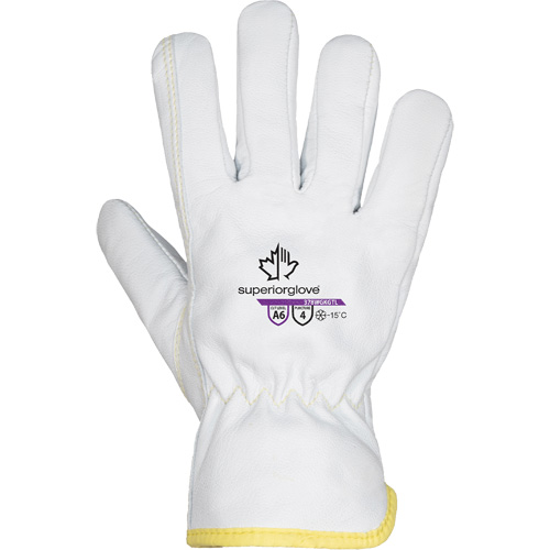 Endura&reg; 378WGKGTL Cut-Resistant Gloves, Size X-Small, Goatskin/TenActiv/Thinsulate Shell, ASTM ANSI Level A6 Kelford