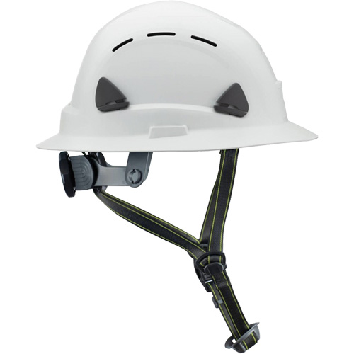 Casque Fibre Metal de style escalade avec bordure compl&egrave;te, R&eacute;pond aux normes CSA type 2, Suspension Rochet, Ventil&eacute; Kelford
