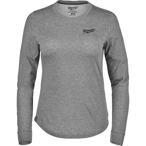 T-shirt hybride &agrave; manches longues FREEFLEX, Femmes, T-petit, Gris Kelford