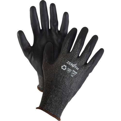 Gants &eacute;cologiques, l&eacute;gers, et r&eacute;sistants &agrave; la coupe, &agrave; haute dext&eacute;rit&eacute;, Taille 8, Calibre 21, Rev&ecirc;tement Mousse de nitrile, Enveloppe en Acier inoxydable/PEHP/rPET, ASTM ANSI niveau A5 Kelford