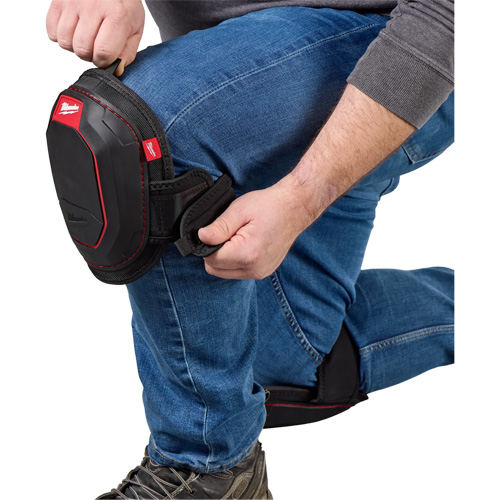 High-Mobility Knee Pad, Hook and Loop Style, Plastic Caps, Foam Pads Kelford