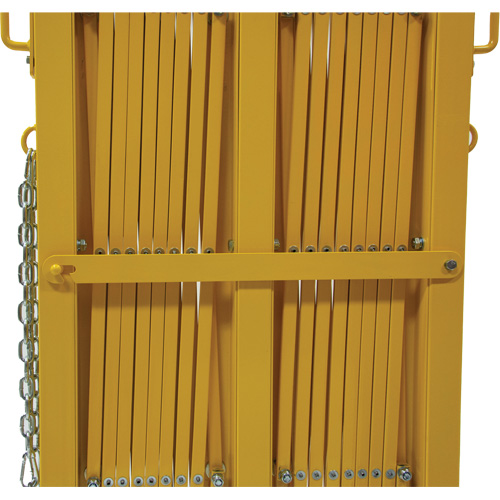 Expandable Barrier, 84" H x 20' L, Yellow Kelford