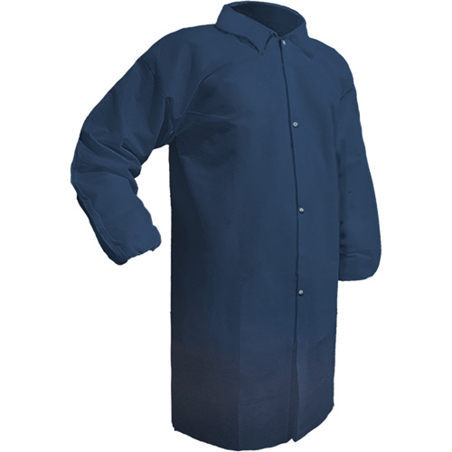 Care Lab Coat, Polypropylene, Medium, Blue Kelford