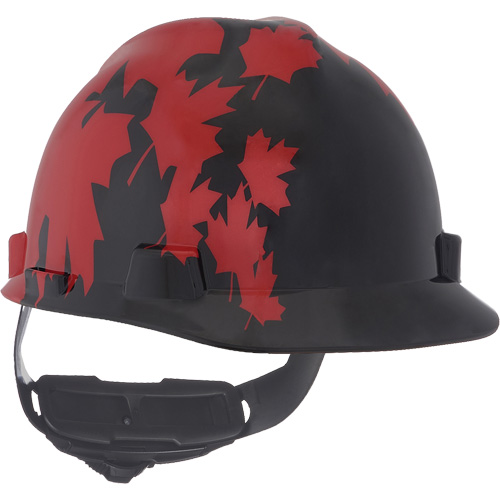 Specialty V-Gard&reg; Hard Hat, Ratchet Suspension, Black/Red Kelford