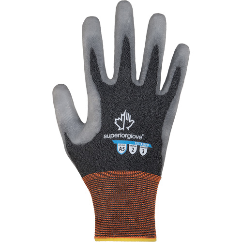 Dexterity Pro S21TAXRPU Cut Protection Gloves, Size 11, 21 Gauge, Polyurethane Coated, Nylon/TenActiv Shell, ASTM ANSI Level A5 Kelford