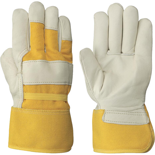 Women's Insulated Cow Grain Gloves, One Size, Grain Cowhide Palm, Fleece Inner Lining Kelford