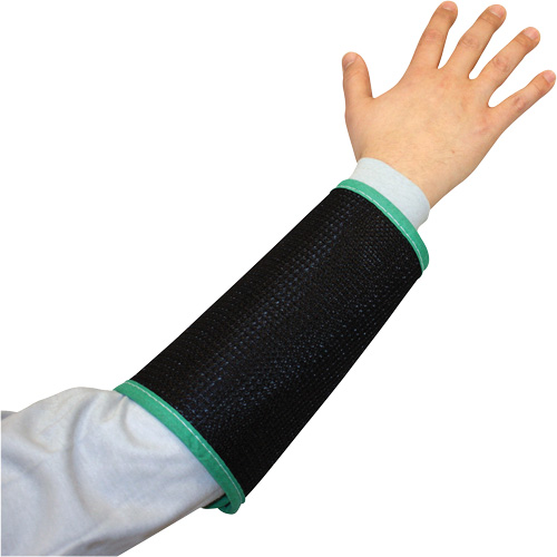 Kut Gard&reg; 2-Ply Cane Mesh Sleeve, Nylon, 9", ASTM ANSI Level A4, Black Kelford