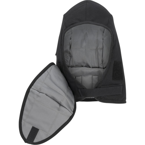 Doublure matelass&eacute;e ignifug&eacute;e Pioneer 766A pour casque de s&eacute;curit&eacute; avec embout buccal amovible, Noir/Gris, Coton/FR-Tech/Modacrylique/Nylon Kelford