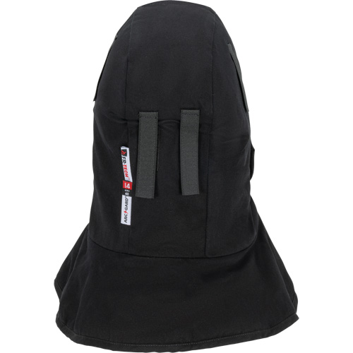 Doublure matelass&eacute;e ignifug&eacute;e Pioneer 765A pour casque de s&eacute;curit&eacute; avec un long cou et embout buccal amovible, Noir/Gris, Coton/FR-Tech/Modacrylique/Nylon Kelford