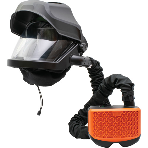 PEAKAIR MAXSHIELD avec devant rabattable & ensemble de souffleur ADF X90VX, Respirateur &agrave; masque, Pile Lithium-ion Kelford