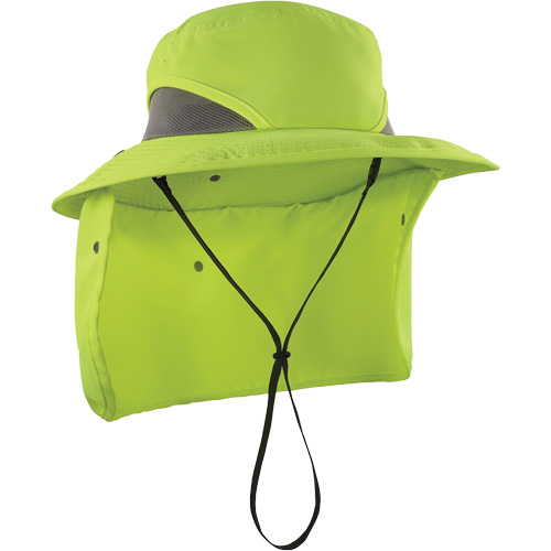 Chill-Its 8934 Ranger Hat with Neck Shade, Large/X-Large, Hi-Vis Lime Kelford