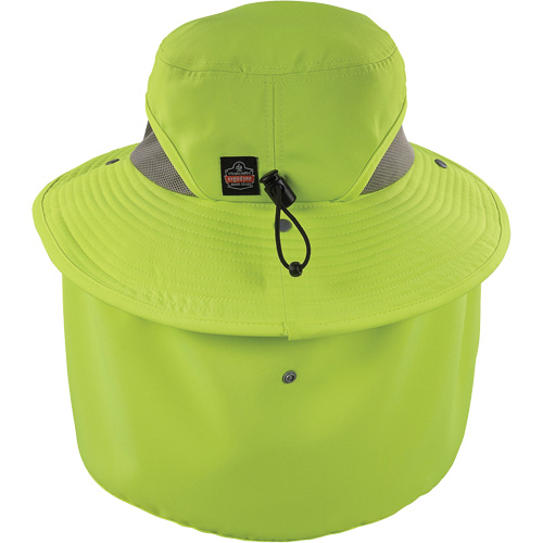 Chill-Its 8934 Ranger Hat with Neck Shade, Large/X-Large, Hi-Vis Lime Kelford