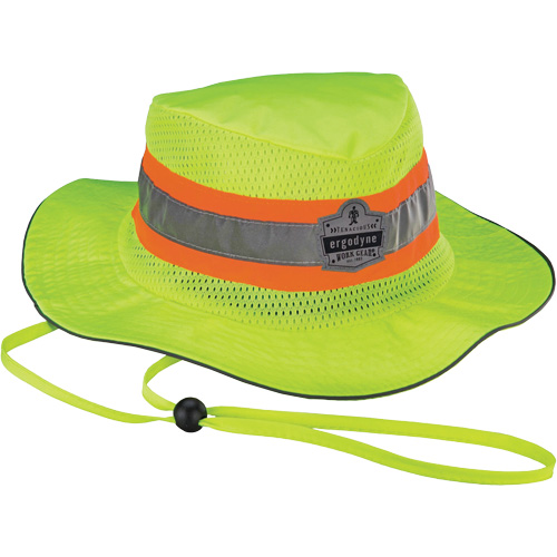 Chapeau de soleil de garde forestier GloWear 8935, 2T-grand/3T-grand, Jaune lime haute visibilit&eacute;, Polyester Kelford
