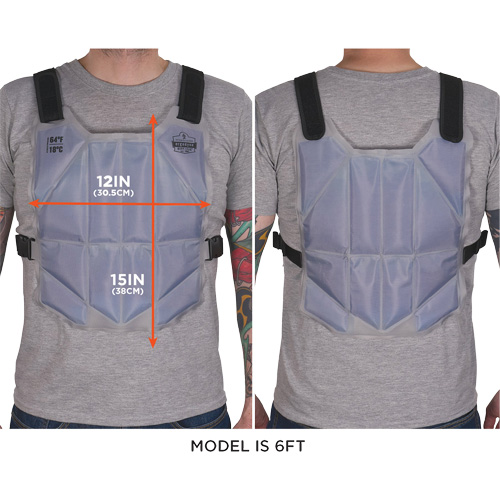 Chill-Its 6210 Phase Change Cooling Vest, One Size, Blue Kelford