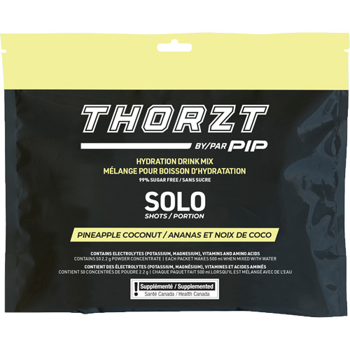 THORZT Sugar-Free Solo Shot Hydration Drink Mix, Single Serve, Pineapple-Coconut Kelford