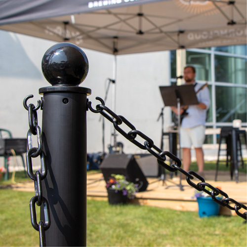 Plastic Barrier Chain, Green Kelford