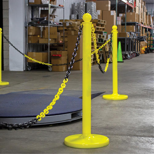 Bicolour Plastic Barrier Chain, Green/White Kelford