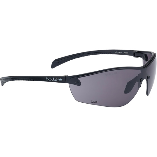 Lunettes de s&eacute;curit&eacute; BSSI Silium+, Lentille Fum&eacute;e/Gris, Antibu&eacute;e/Anti-&eacute;gratignures, ANSI Z87+ Kelford