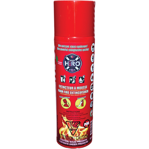 Extincteur Hero 911 sans PFAS, ACK, Capacit&eacute; 500 ml Kelford