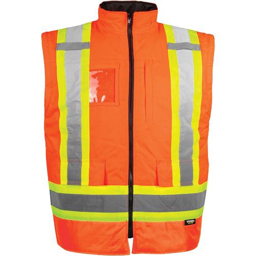 Manteau haute visibilit&eacute; 7-en-1, Polyester, Orange haute visibilit&eacute;, T-Grand Kelford