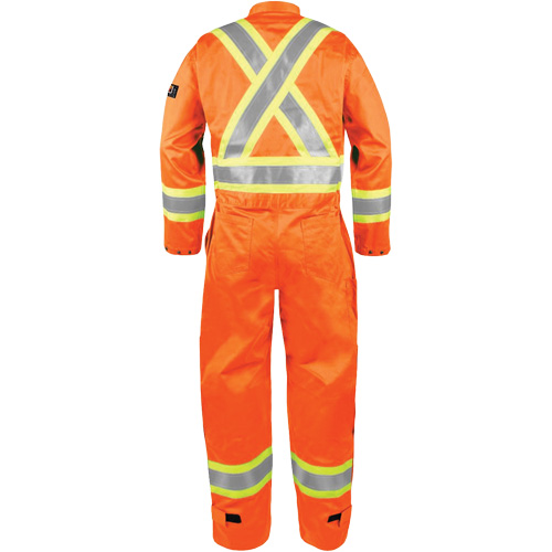 Combinaison ignifuge haute visibilit&eacute;, Taille 3T-Grand, Orange Kelford
